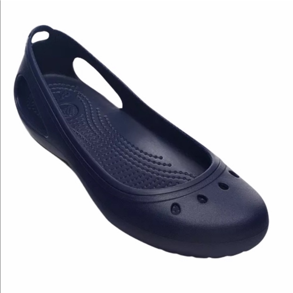 Crocs Kadee Navy Flats Slip On Size W6 Women’s 6 Comfort Shoes